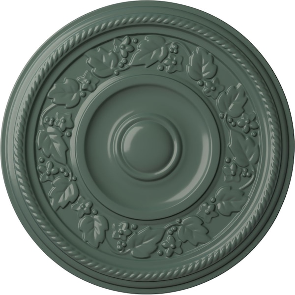 Ekena Millwork Tyrone Ceiling Medallion (Fits Canopies up to 6 3/4"), Hand-Painted Cloud Burst, 16 1/8"OD x 3/4"P CM16TYCBF - main